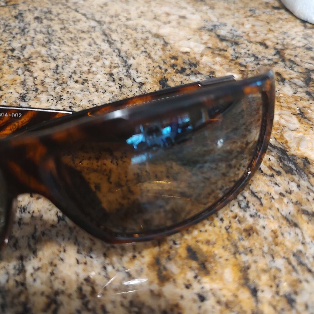 Bison R804-002 Tortoise Shell Wraparound Sunglasses - Picture 10 of 12